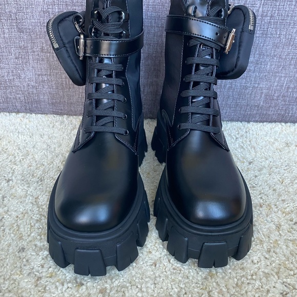 Prada Monolith Combat Boots - Picture 2 of 9
